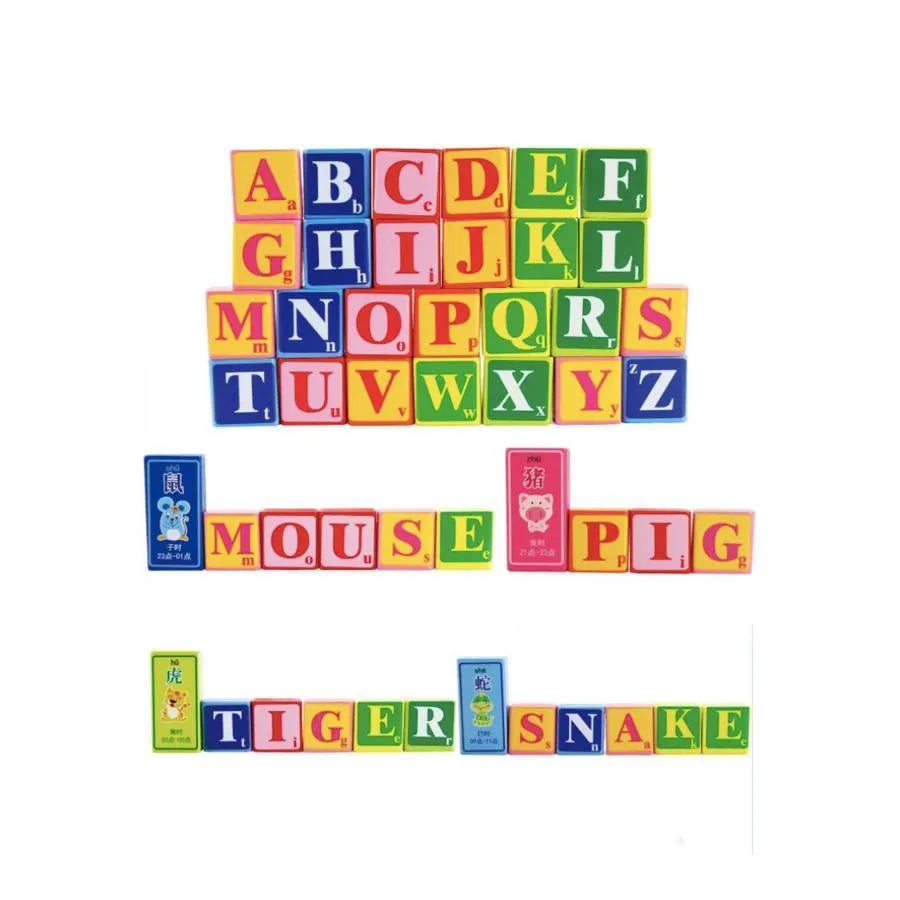 Joc tip Puzzle de Construit Descopera Orasul, Multicolor, Lemn