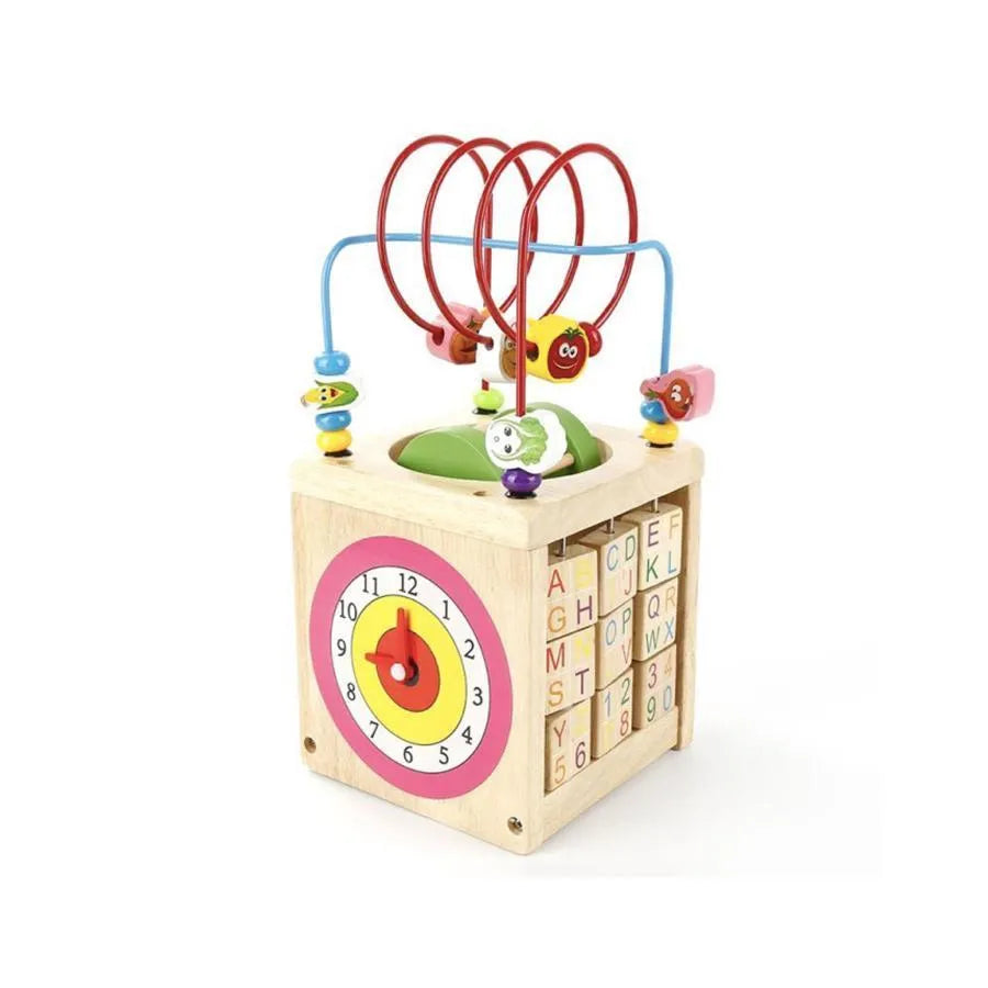 Jucarie Educativa Montessori Multifunctionala, 2 Piese, Lemn