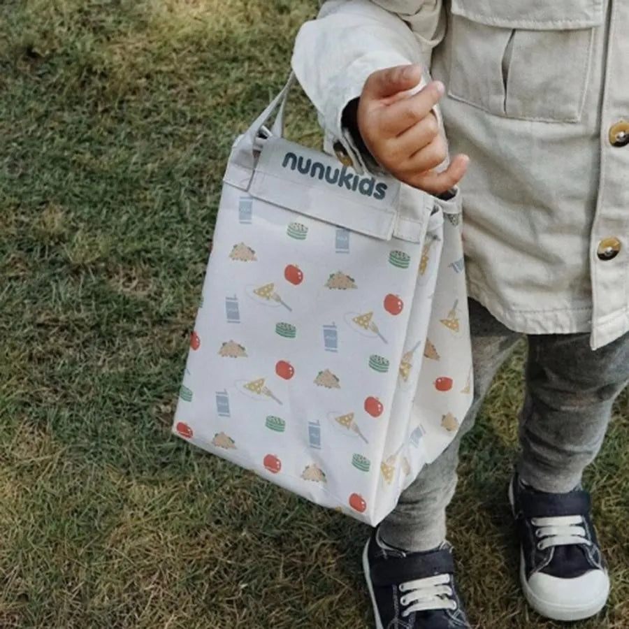 Jucarie tip Set Picnicul cu Delicii, 24 Piese, Multicolor, Lemn si Textil