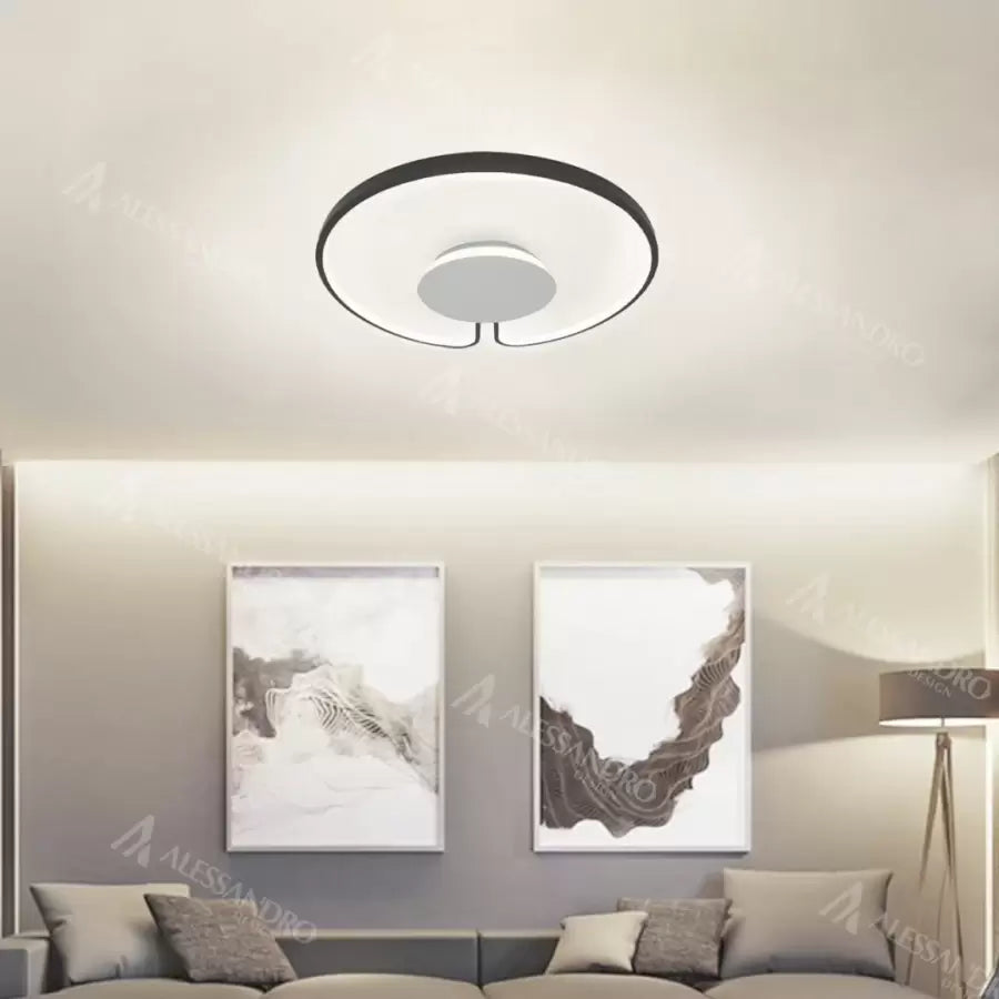 Lustra Adara 90W, Lumina Neutra 4000K, Negru