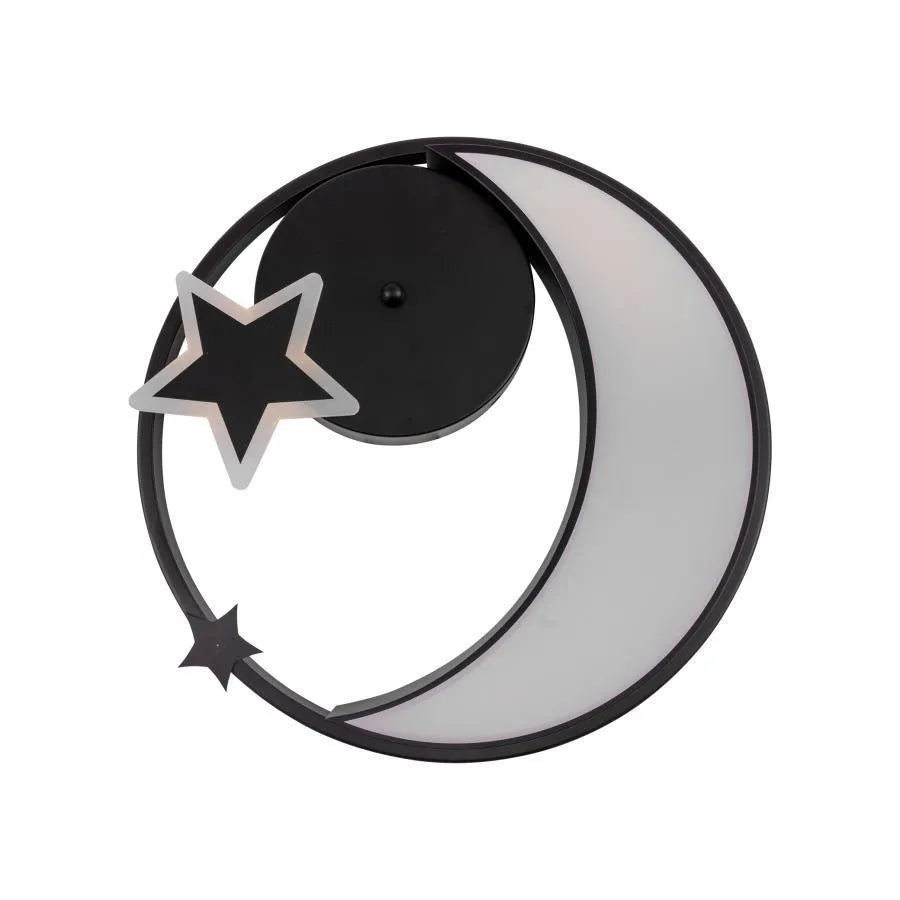 Lustra LED cu telecomanda ALYONA, 44W, lumina Rece/Calda/Neutra, Dimabila, Negru