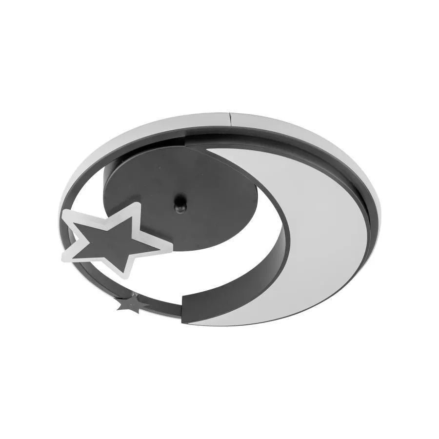 Lustra LED cu telecomanda ALYONA, 44W, lumina Rece/Calda/Neutra, Dimabila, Negru