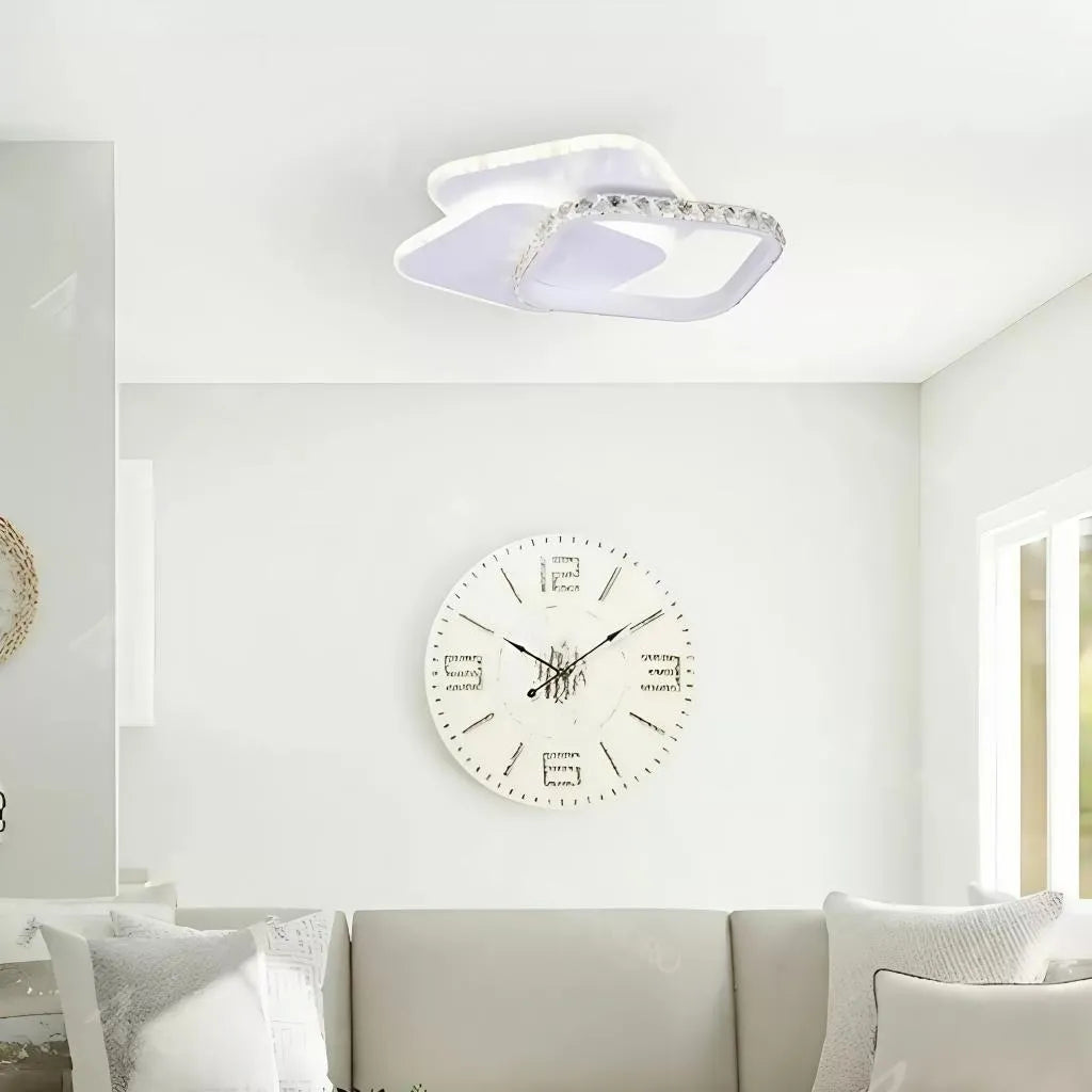 Lustra LED ANASTASIA, 17W, lumina Rece/Calda/Neutra, Alb