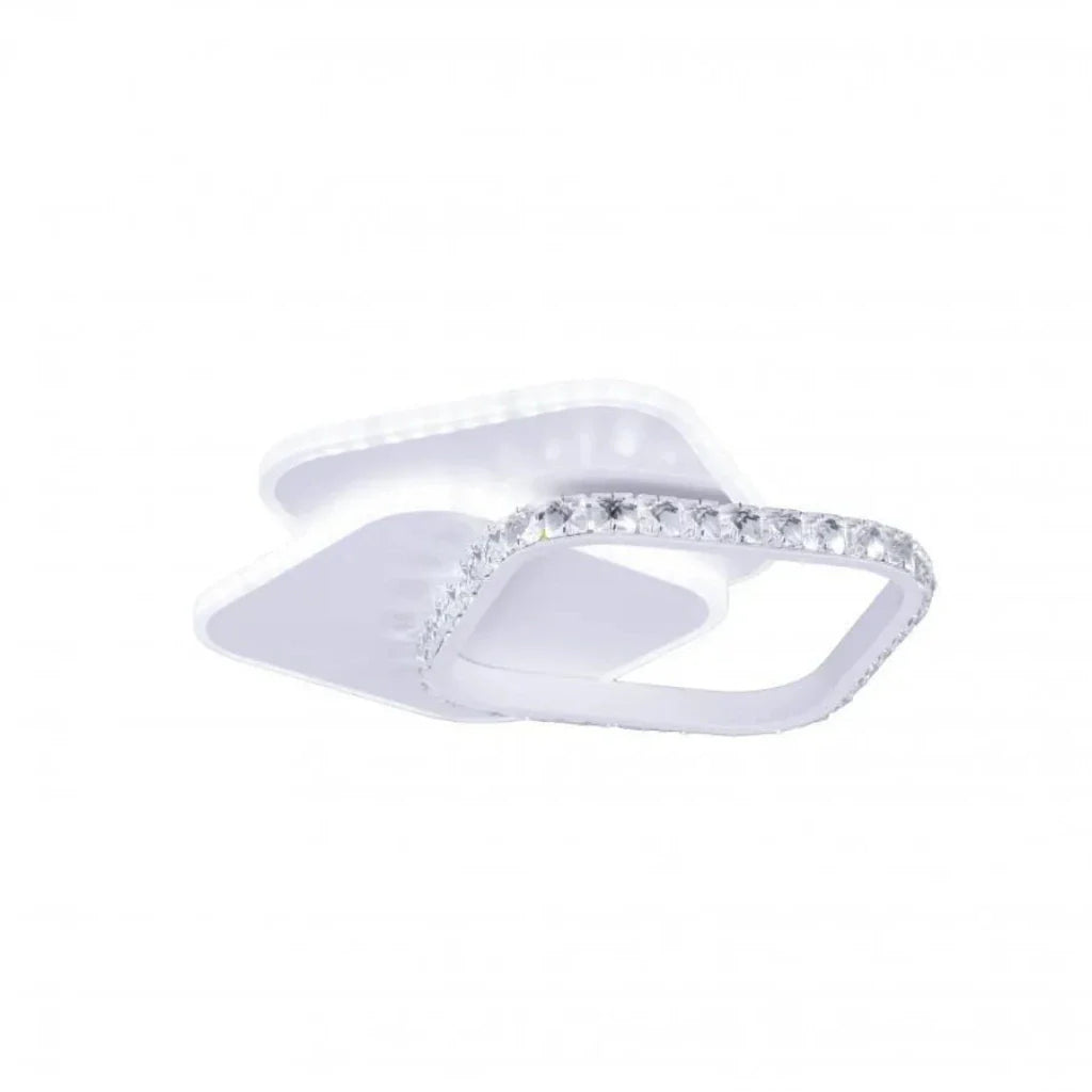 Lustra LED ANASTASIA, 17W, lumina Rece/Calda/Neutra, Alb