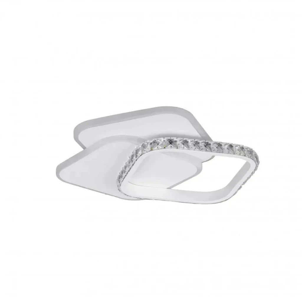 Lustra LED ANASTASIA, 17W, lumina Rece/Calda/Neutra, Alb