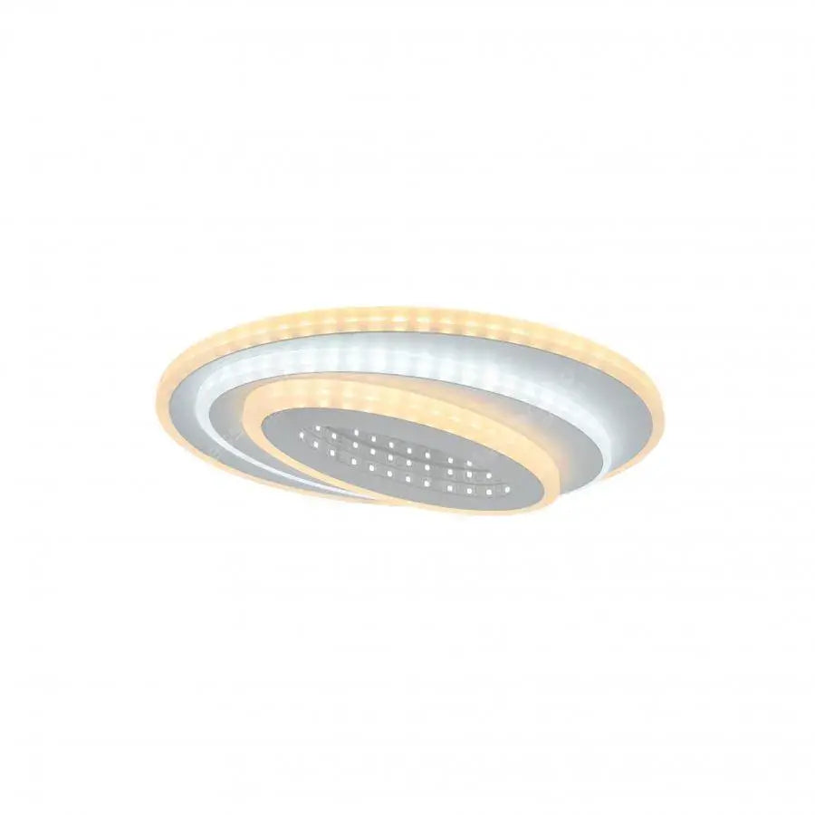 Lustra LED NEXA Oval 3D, 36W, Alb, Lumina Rece/Calda/Neutra