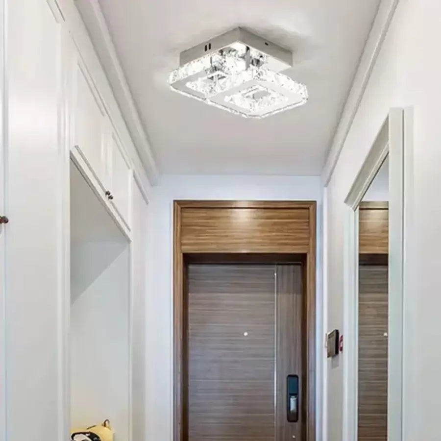 Lustra LED Cristal Jeremiah, 34W , Argintiu