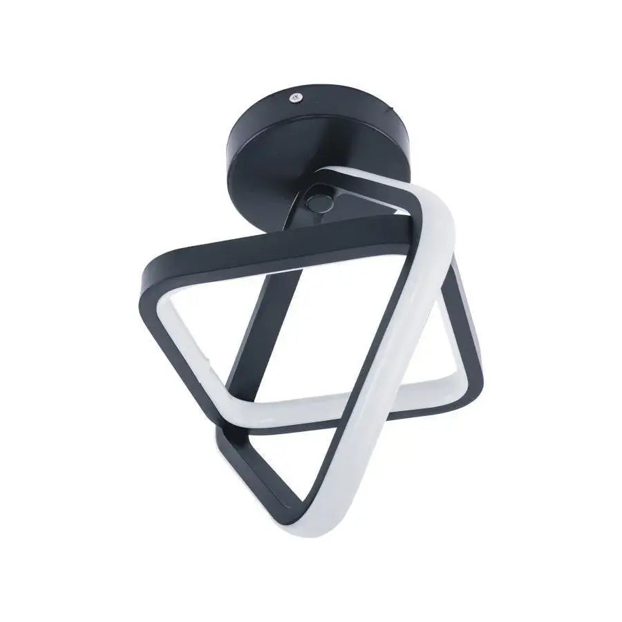 Lustra LED VERTEX CUBUS, 13W, lumina Rece/Calda/Neutra, Negru