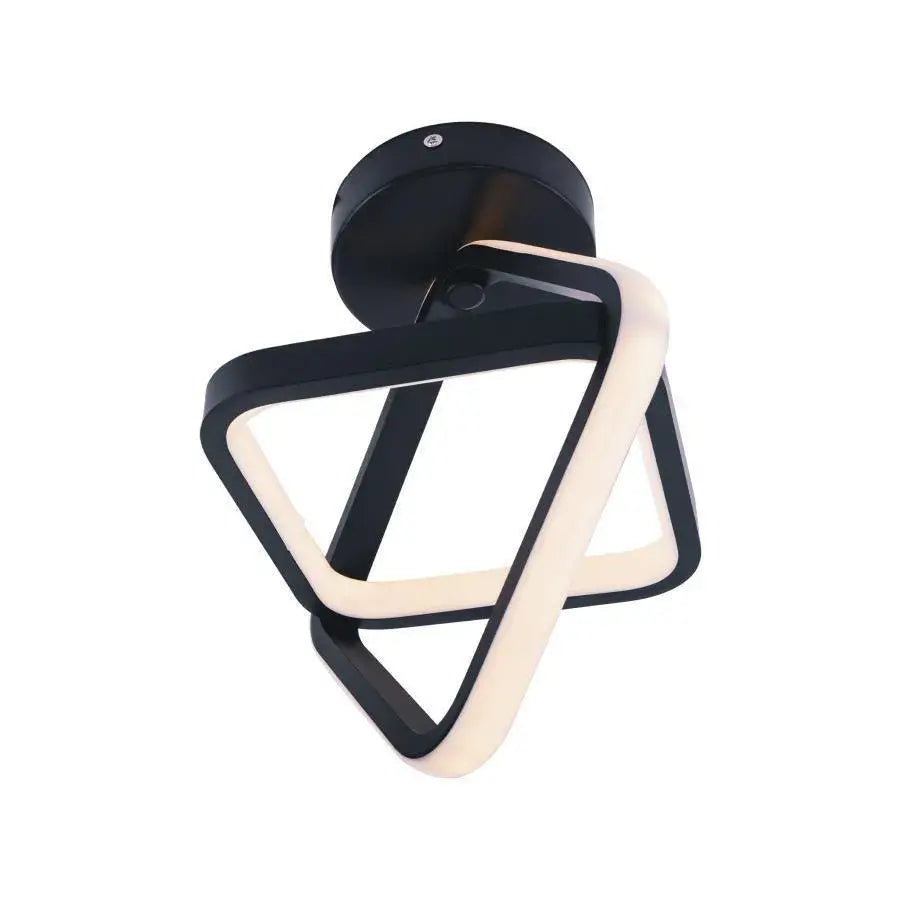 Lustra LED VERTEX CUBUS, 13W, lumina Rece/Calda/Neutra, Negru