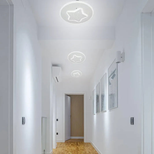 Lustra LED HEATH STEA, 30W, Diametru 20cm, lumina Neutra, Alb