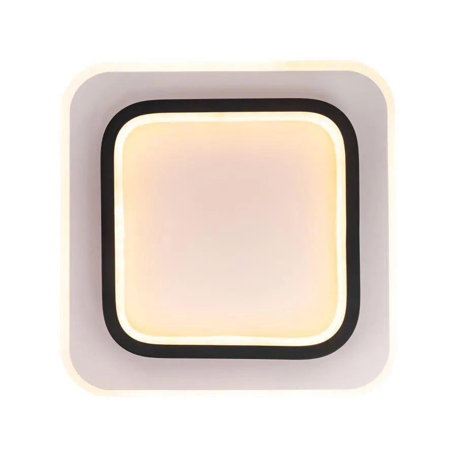 Lustra LED Khai 20W Alb Negru