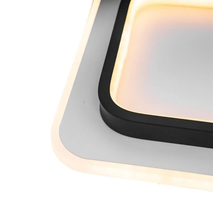 Lustra LED Khai 20W Alb Negru