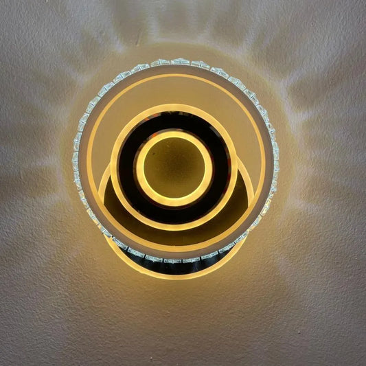 Aplica LED Cristal Inara 40W Negru