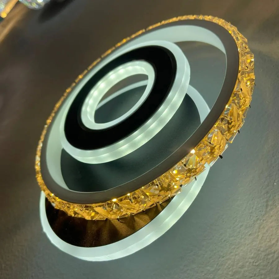 Aplica LED Cristal Inara 40W Negru