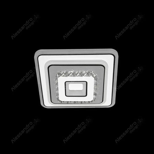 Lustra LED LIMONA, 32W, lumina Rece/Calda/Neutra, Alb