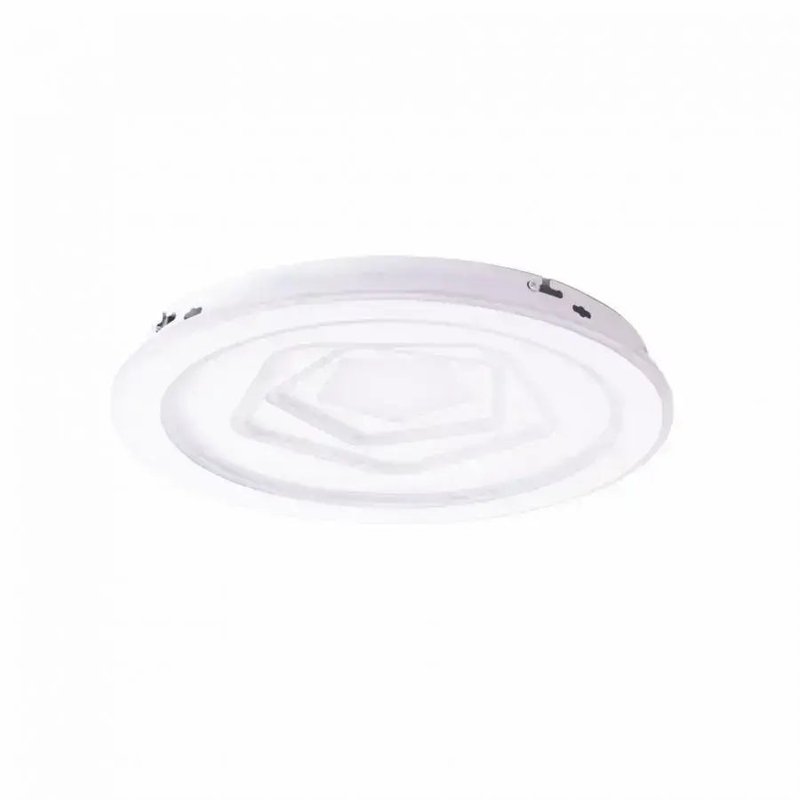 Lustra LED cu telecomanda MEIRA RGB, 180W,  lumina Rece/Calda/Neutra, Dimabila, Alb