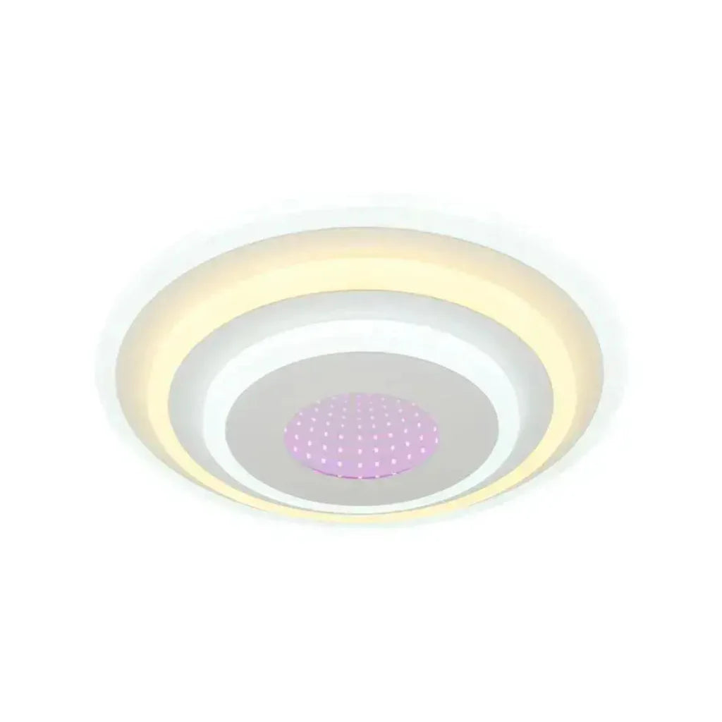 Lustra LED NIVARA 3D, 20W,  lumina Rece/Calda/Neutra, Alb