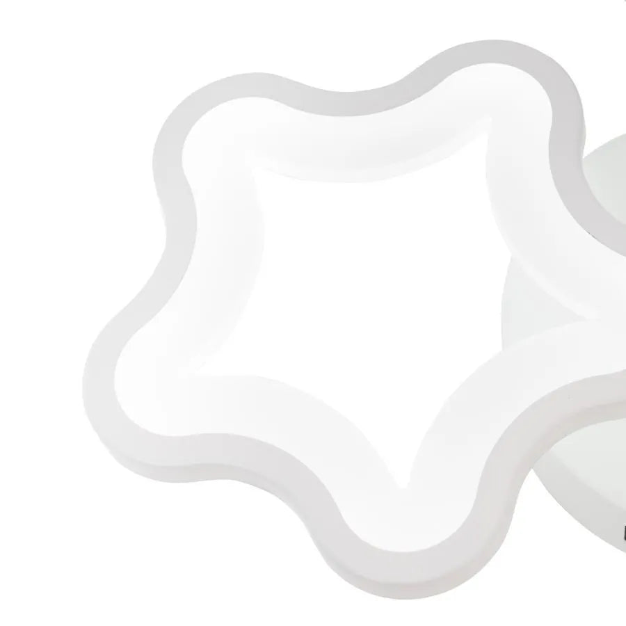 Lustra LED STELARIUM, 22W, 3 Stelute, lumina Rece, Alb