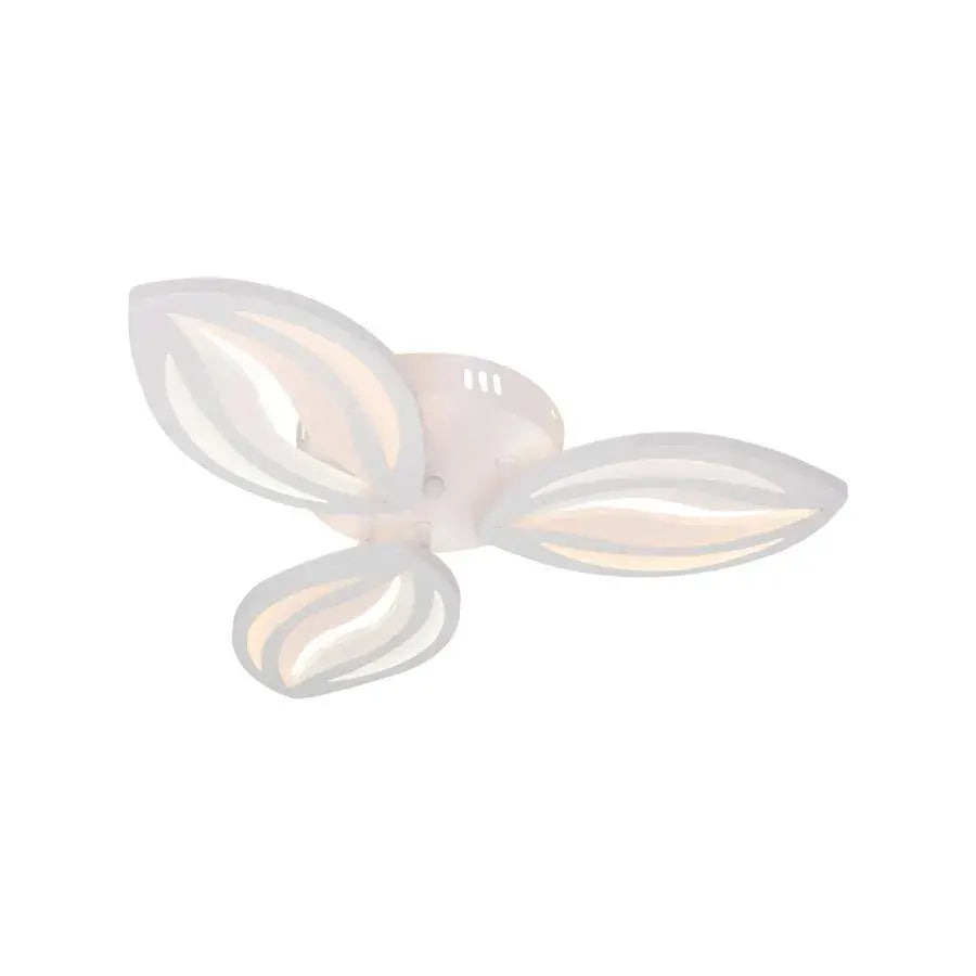 Lustra LED cu telecomanda ORCHID, 39W, 3 Petale, lumina Rece/Calda/Neutra, Dimabila, Alb