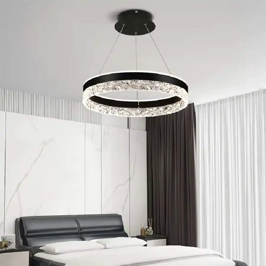 Lustra LED cu Telecomanda Brinda 124W Negru