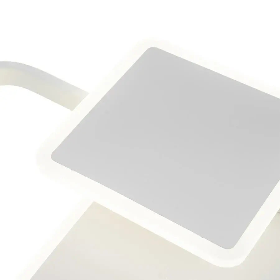 Lustra LED cu telecomanda SANDRA, 75W, 3 Patrate, lumina Rece/Calda/Neutra, Dimabila, Alb