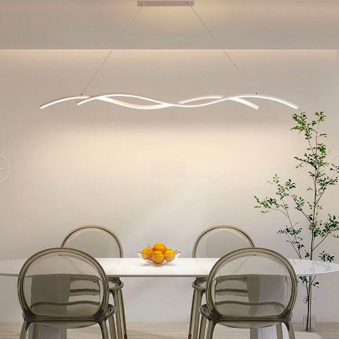 Lustra LED cu telecomanda JELENA, 35W, lumina Rece/Calda/Neutra, Dimabila, Alb