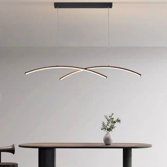 Lustra LED cu telecomanda GILDIS, 30W, lumina Rece/Calda/Neutra, Dimabila, Negru