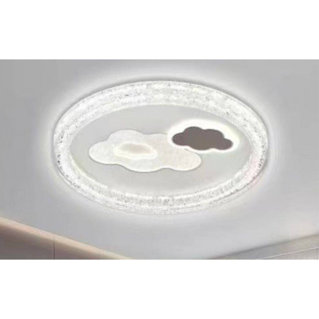 Lustra LED SKYForma Starry, 160W, lumina Rece/Calda/Neutra, Negru