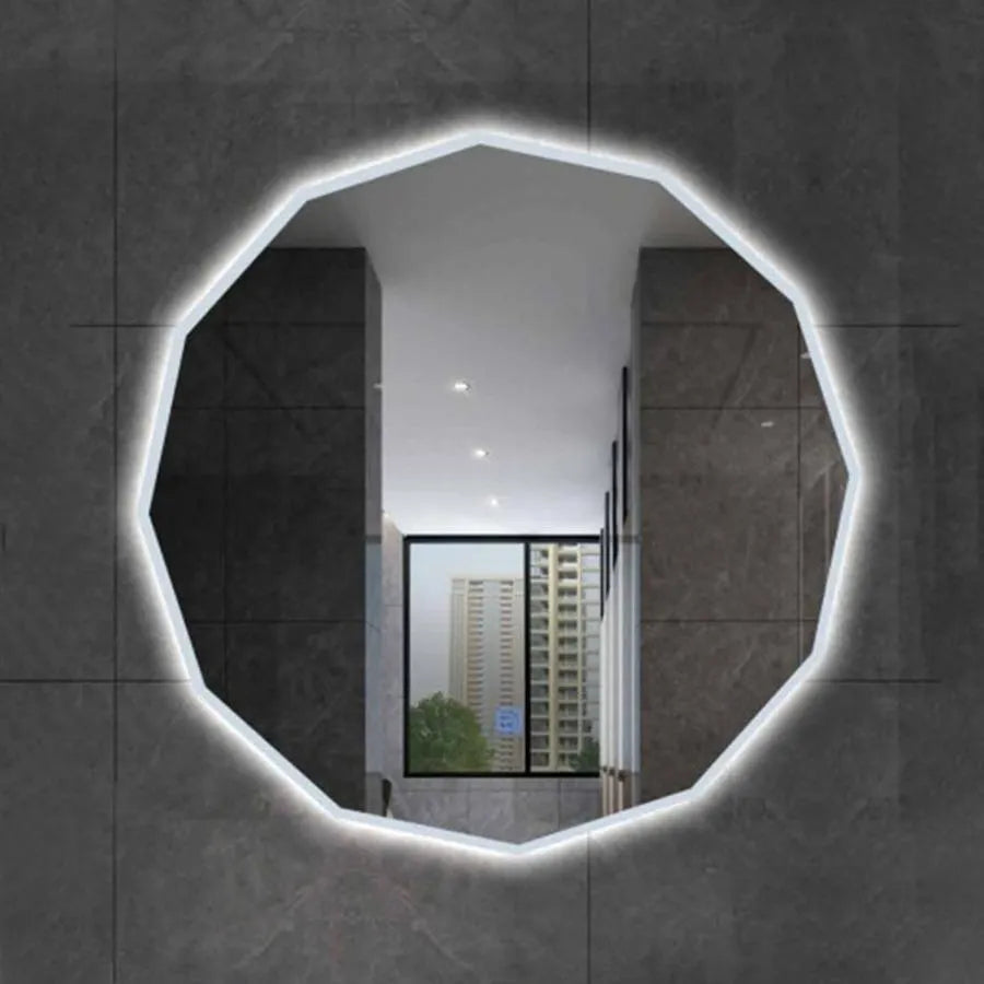 Oglinda LED Touch Lichtkreis, 70x70 cm