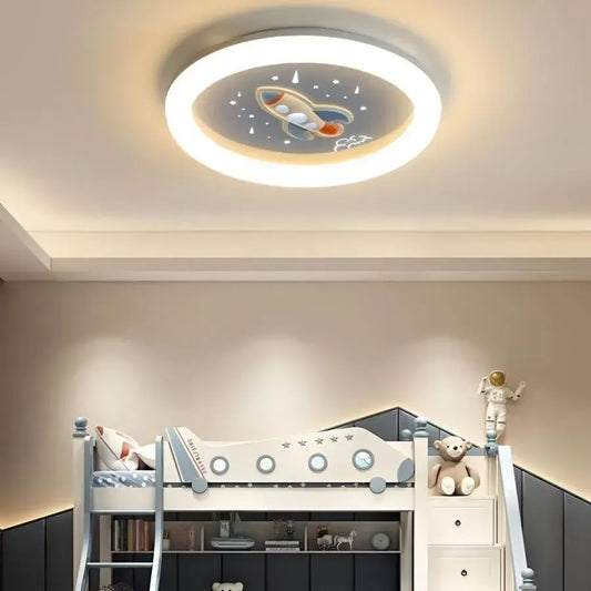 Lustra LED ROCKET , 75W, Diametru 49,99cm, lumina Rece/Calda/Neutra, Alb