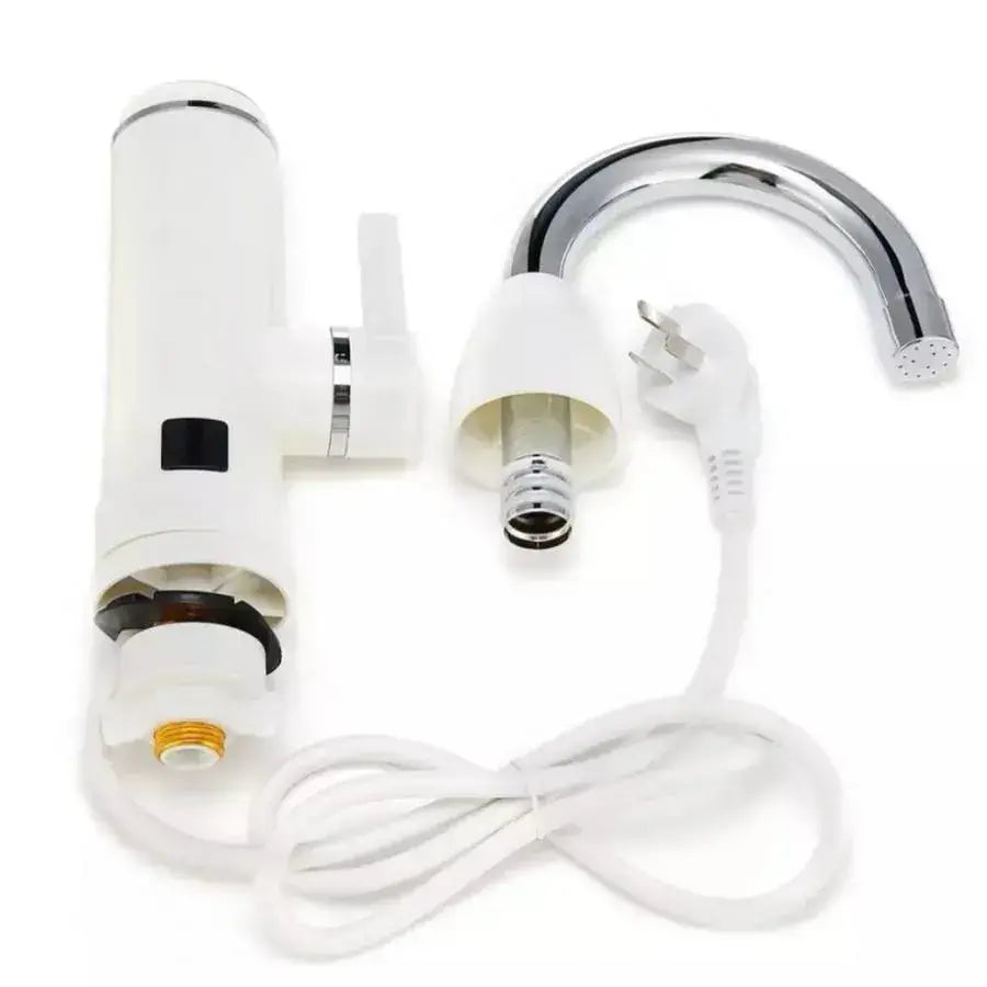 Robinet Electric Instant pentru Apa Calda, Afisaj LCD, Alb, LZ-501X