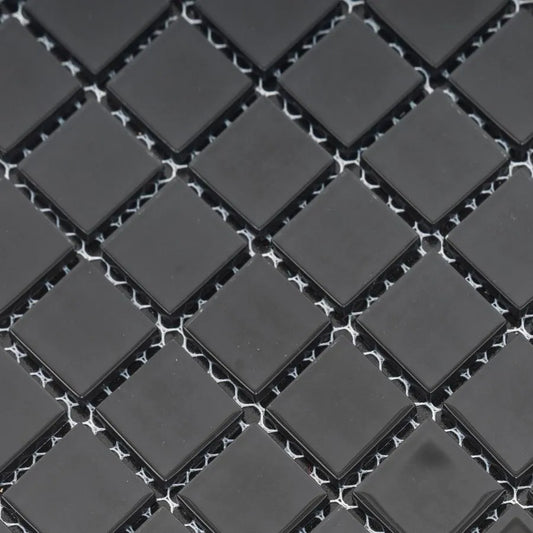 Tapet 3D Autoadeziv, 30 cm*30 cm*0.3cm, Sticla, Negru