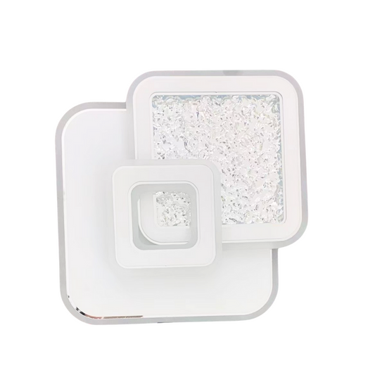 Lustra LED KOMPACTO Quadrant, 36W, 3 Patrate, lumina Rece/Calda/Neutra, Alb